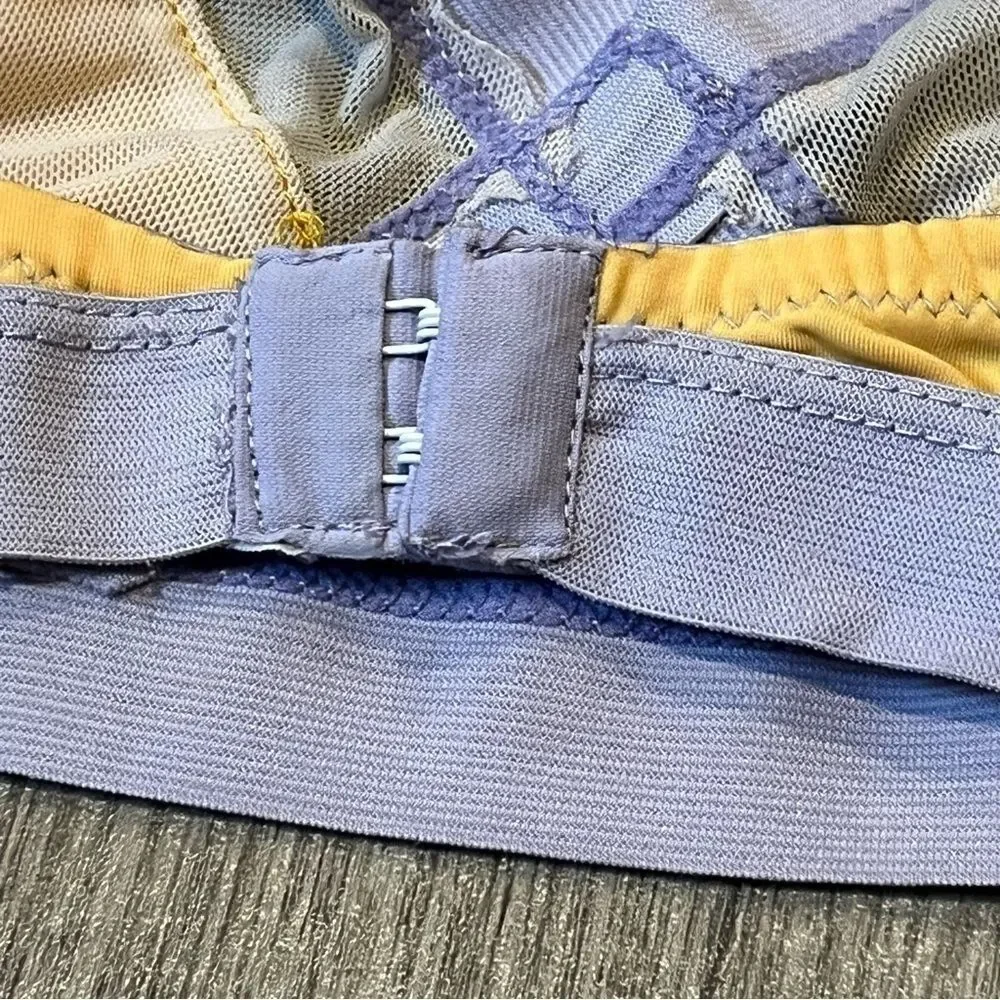 ASOS Signature8 Purple & Yellow Bralette